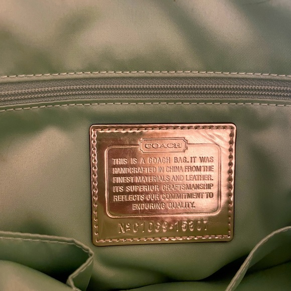 Coach Poppy Graffiti Appliqué Glam Tote - Picture 9 of 10